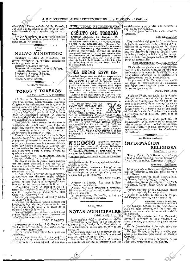 ABC MADRID 18-09-1914 página 17