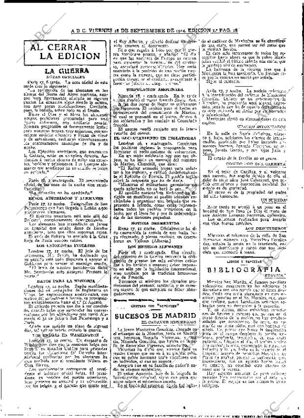 ABC MADRID 18-09-1914 página 18