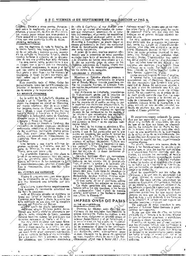 ABC MADRID 18-09-1914 página 8