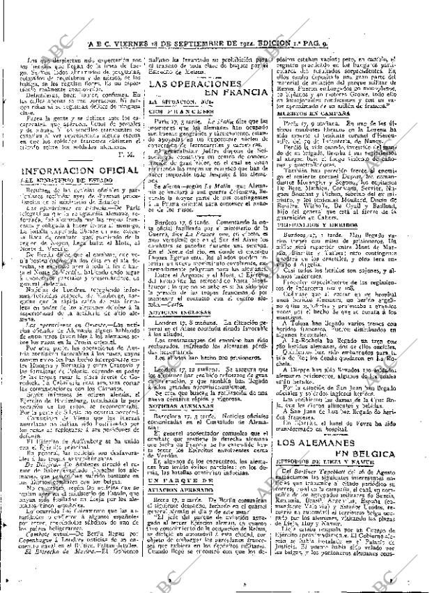 ABC MADRID 18-09-1914 página 9