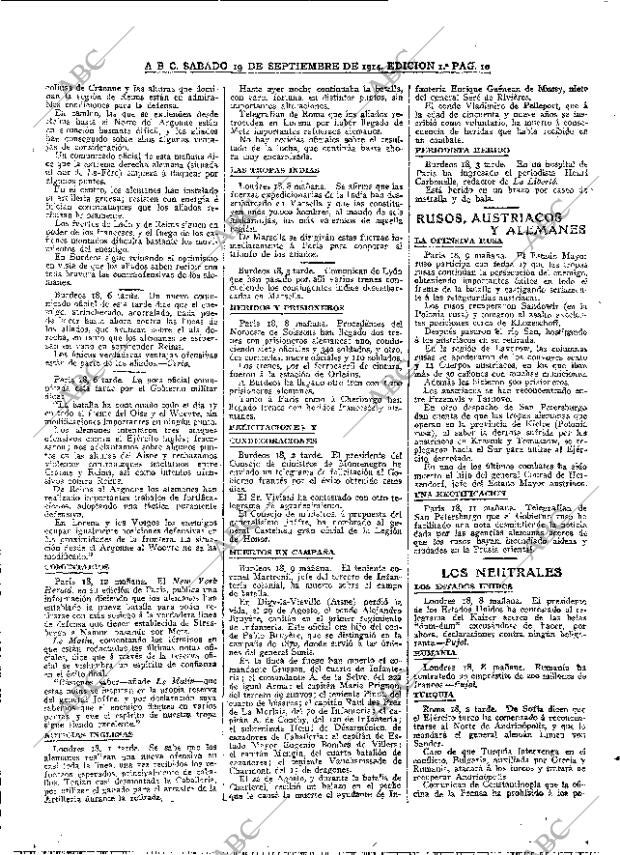 ABC MADRID 19-09-1914 página 10
