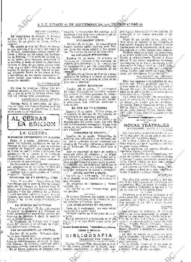ABC MADRID 19-09-1914 página 19