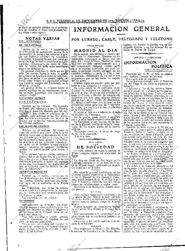 ABC MADRID 25-09-1914 página 13