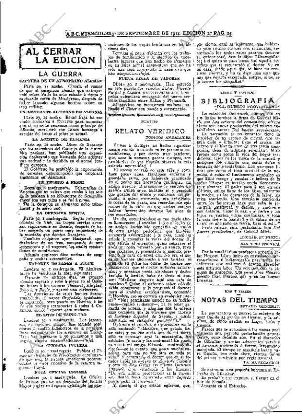 ABC MADRID 30-09-1914 página 15