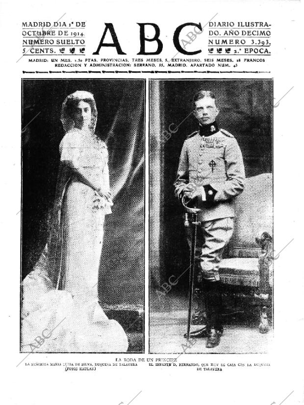ABC MADRID 01-10-1914 página 1