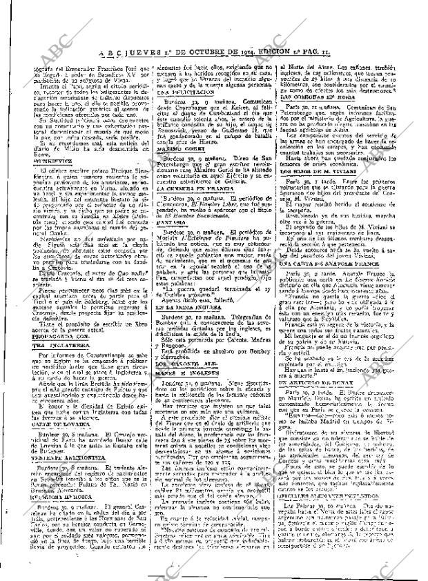 ABC MADRID 01-10-1914 página 11