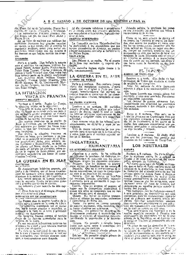 ABC MADRID 03-10-1914 página 12