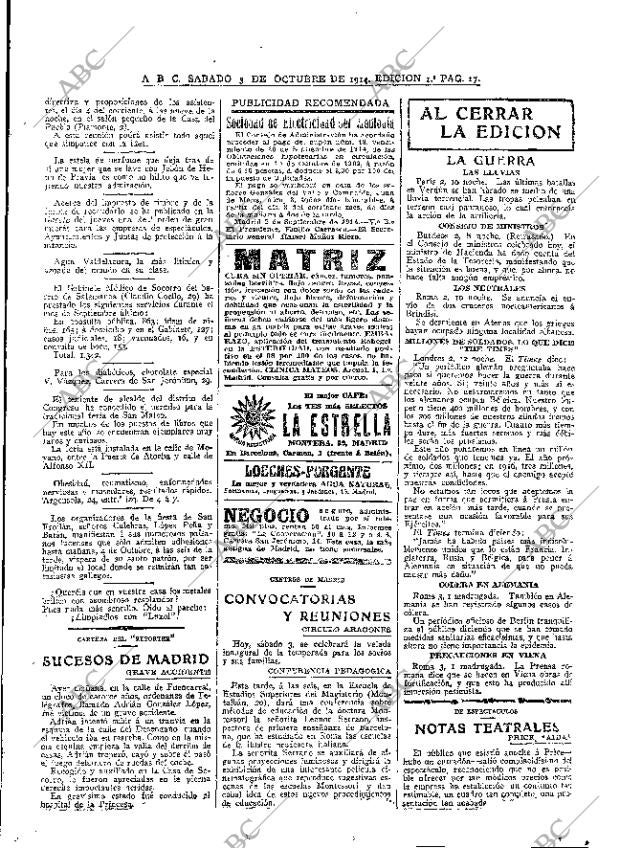 ABC MADRID 03-10-1914 página 17