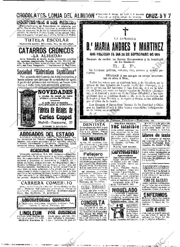 ABC MADRID 03-10-1914 página 22