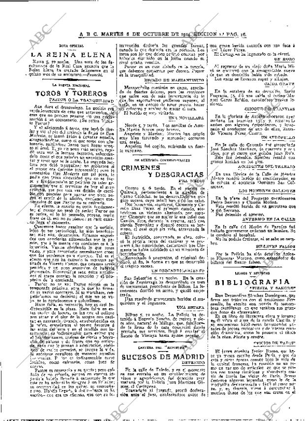 ABC MADRID 06-10-1914 página 16