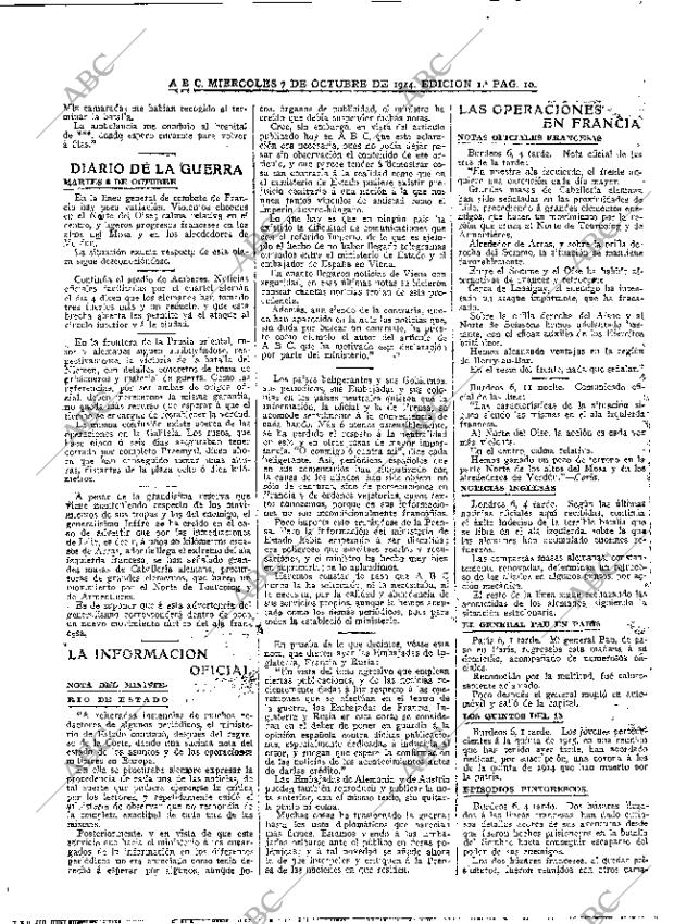 ABC MADRID 07-10-1914 página 10