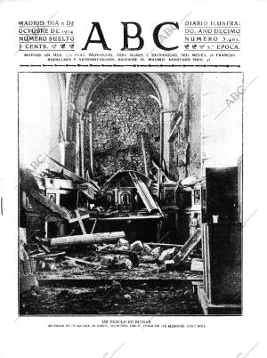 ABC MADRID 09-10-1914 página 1