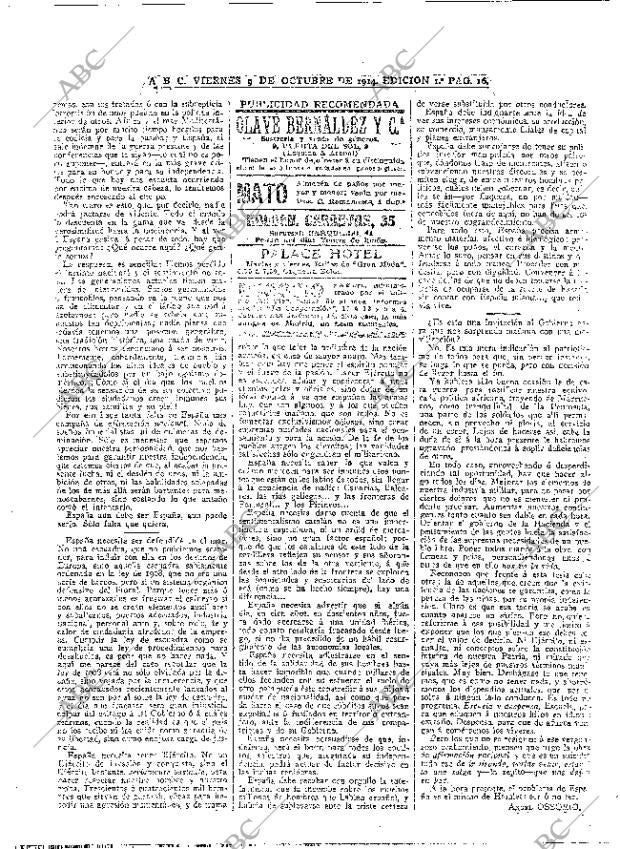 ABC MADRID 09-10-1914 página 16