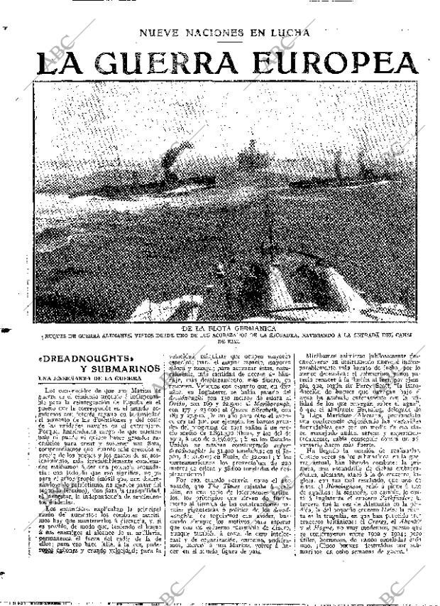 ABC MADRID 09-10-1914 página 2