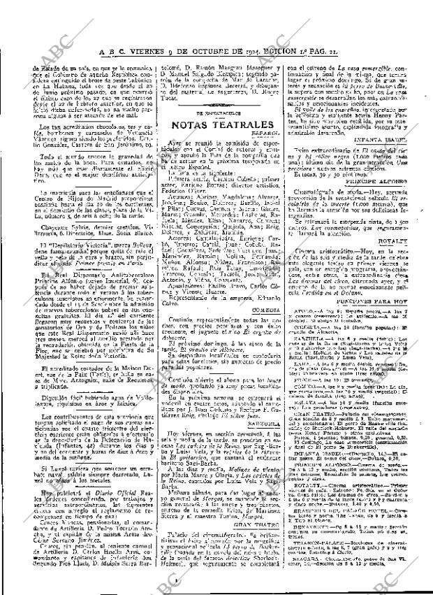 ABC MADRID 09-10-1914 página 21