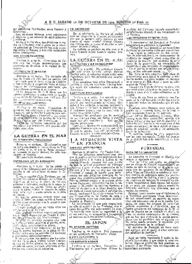 ABC MADRID 10-10-1914 página 11