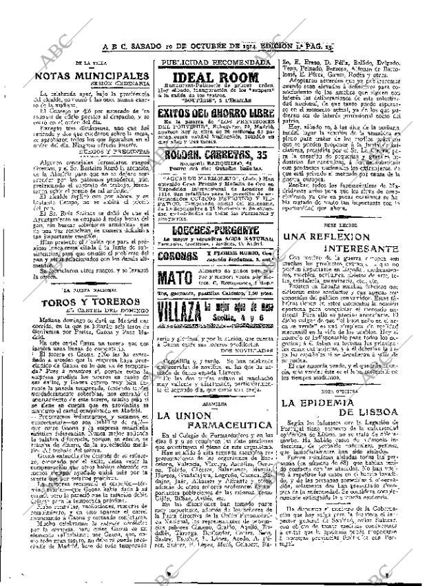 ABC MADRID 10-10-1914 página 15