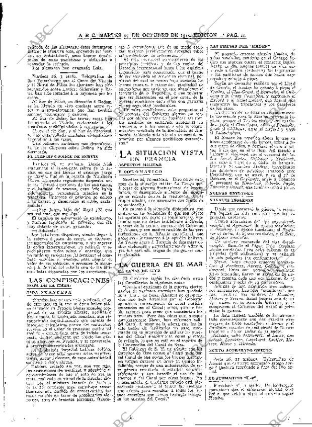 ABC MADRID 27-10-1914 página 11