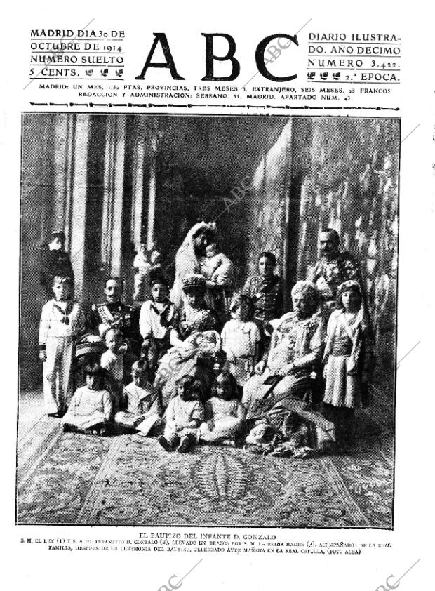 ABC MADRID 30-10-1914 página 1