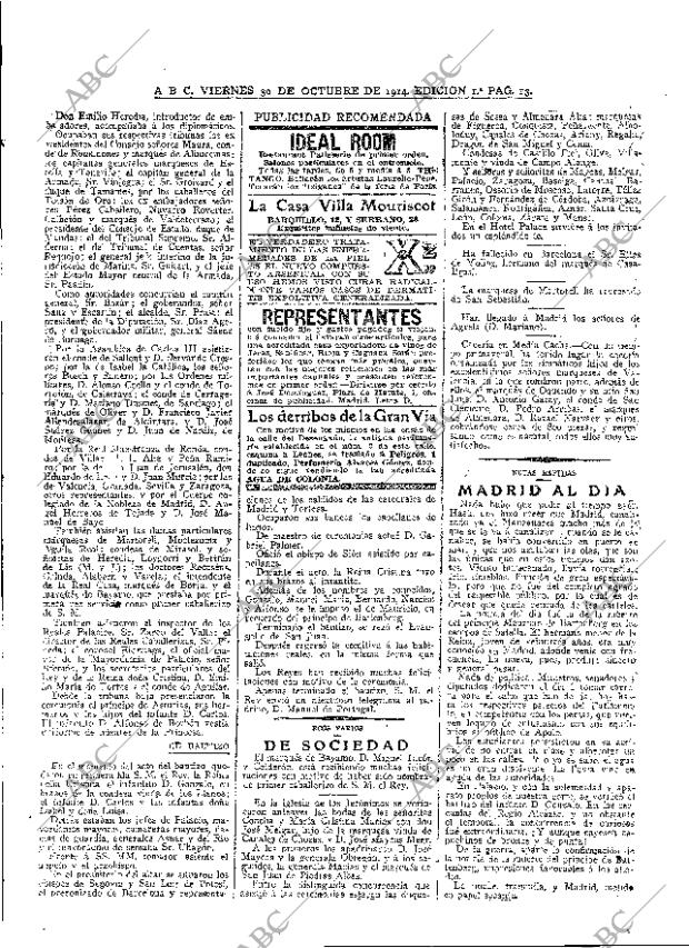 ABC MADRID 30-10-1914 página 13