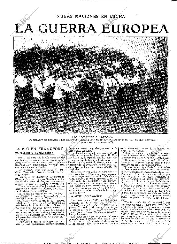 ABC MADRID 30-10-1914 página 2