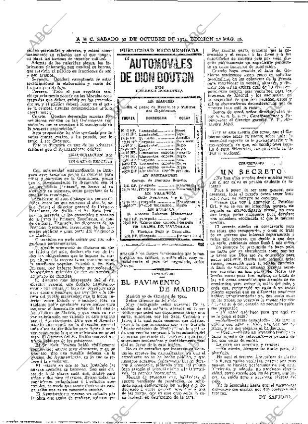 ABC MADRID 31-10-1914 página 16