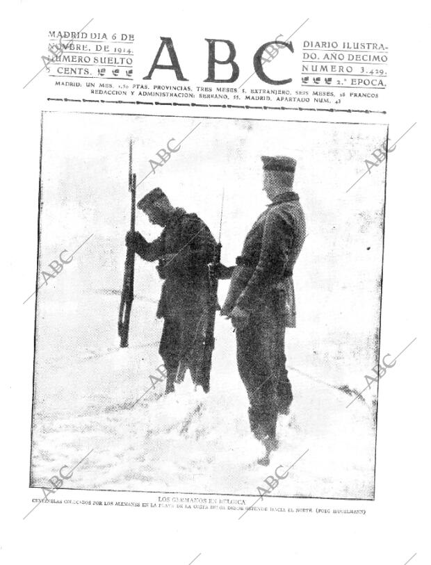 ABC MADRID 06-11-1914 página 1