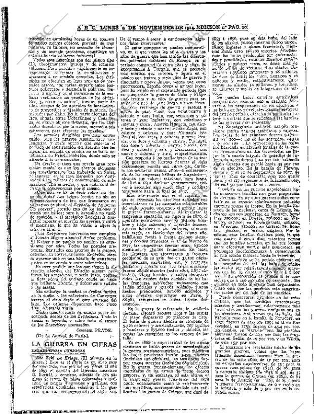 ABC MADRID 09-11-1914 página 10