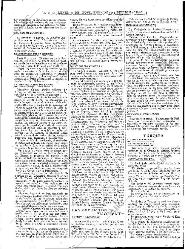 ABC MADRID 09-11-1914 página 13