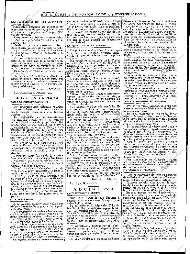 ABC MADRID 09-11-1914 página 7