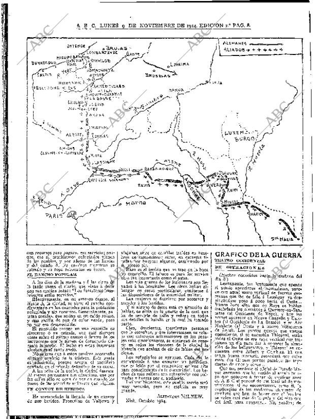 ABC MADRID 09-11-1914 página 8