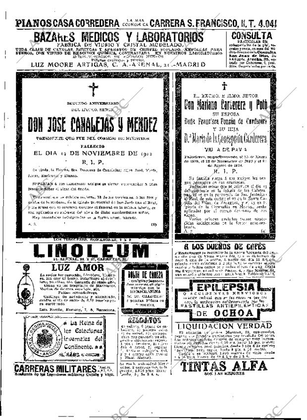 ABC MADRID 11-11-1914 página 23