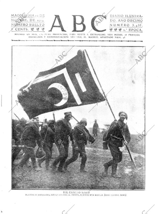 ABC MADRID 12-11-1914 página 1