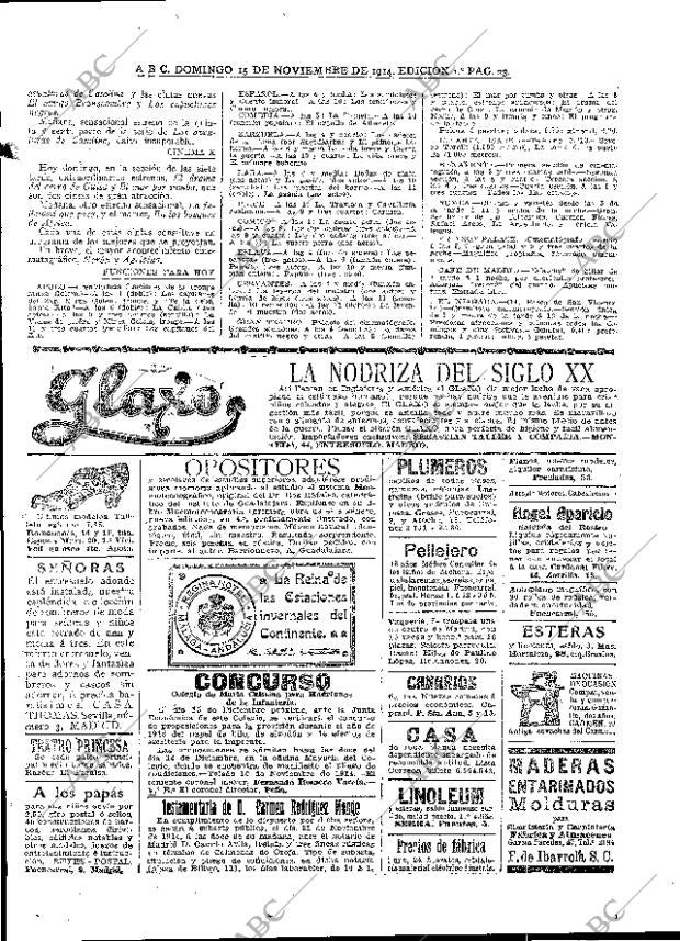 ABC MADRID 15-11-1914 página 23