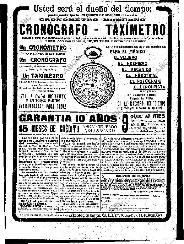 BLANCO Y NEGRO MADRID 15-11-1914 página 1