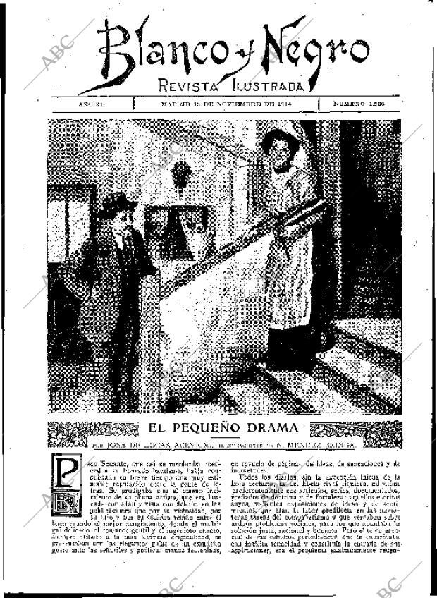 BLANCO Y NEGRO MADRID 15-11-1914 página 5