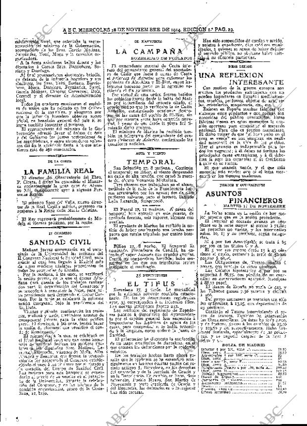 ABC MADRID 18-11-1914 página 19
