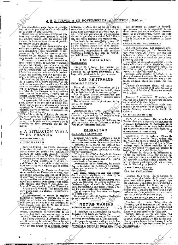ABC MADRID 19-11-1914 página 12