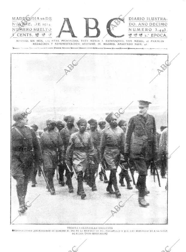 ABC MADRID 20-11-1914 página 1