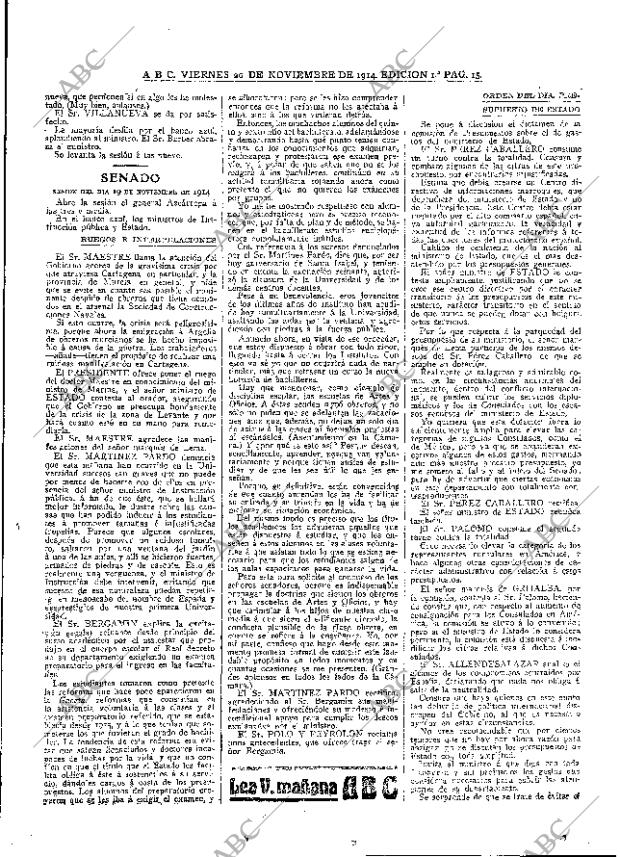 ABC MADRID 20-11-1914 página 15