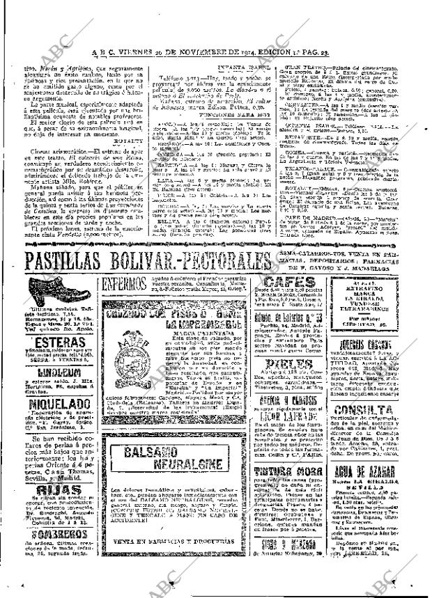 ABC MADRID 20-11-1914 página 23