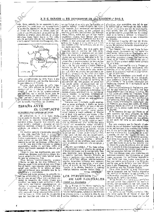 ABC MADRID 21-11-1914 página 8
