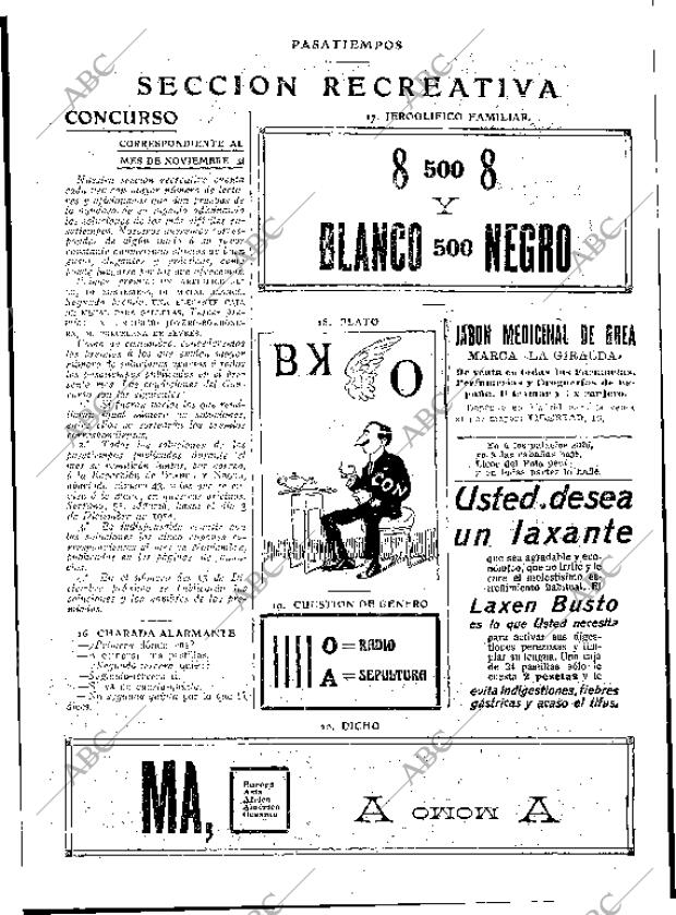 BLANCO Y NEGRO MADRID 22-11-1914 página 47