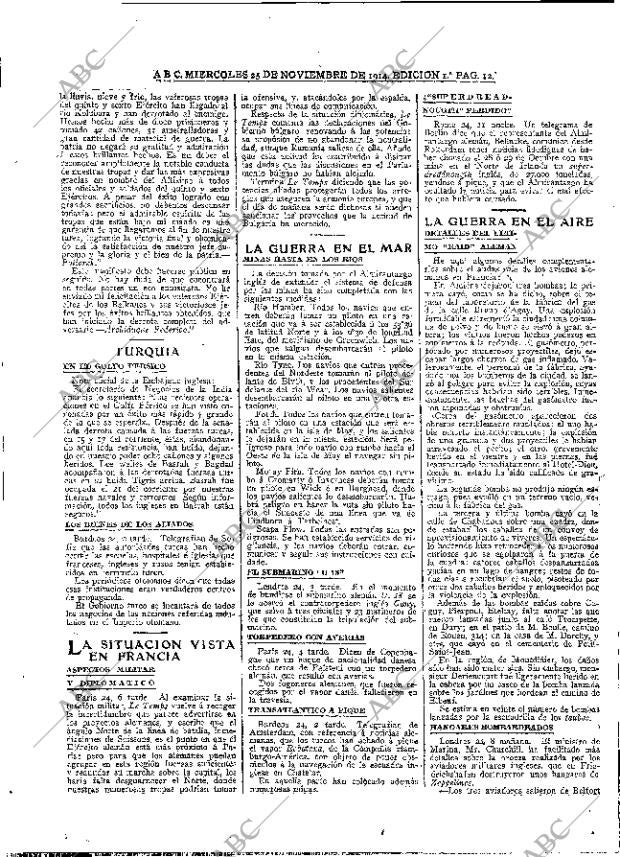 ABC MADRID 25-11-1914 página 12