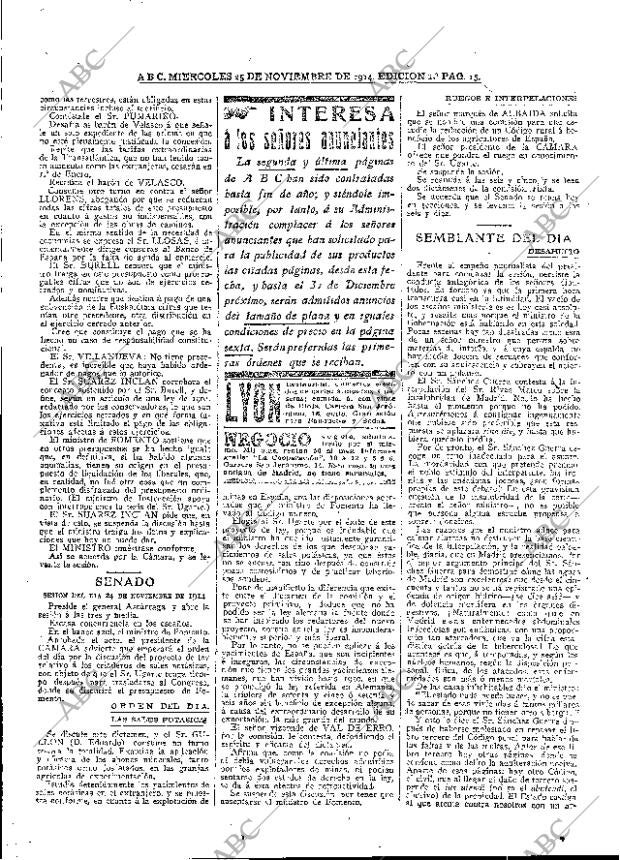 ABC MADRID 25-11-1914 página 15