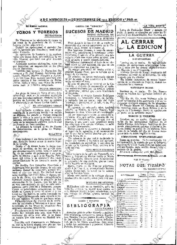 ABC MADRID 25-11-1914 página 21