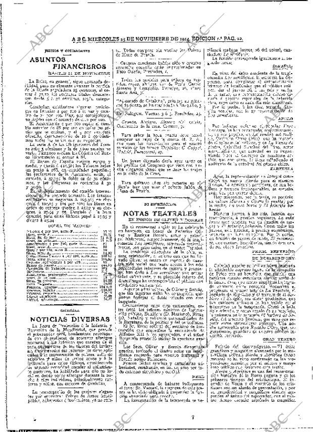 ABC MADRID 25-11-1914 página 22