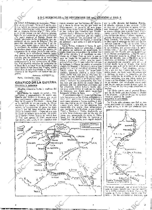 ABC MADRID 25-11-1914 página 8