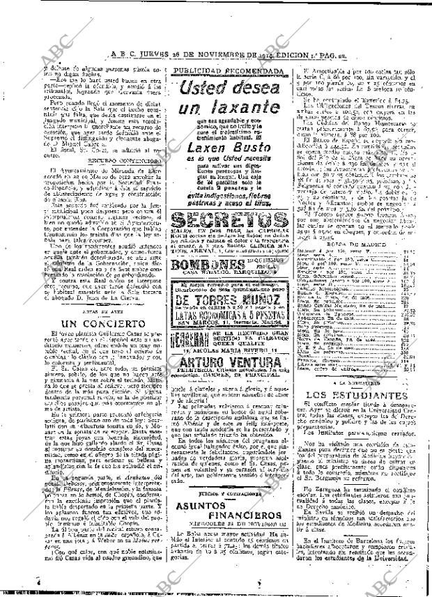 ABC MADRID 26-11-1914 página 22