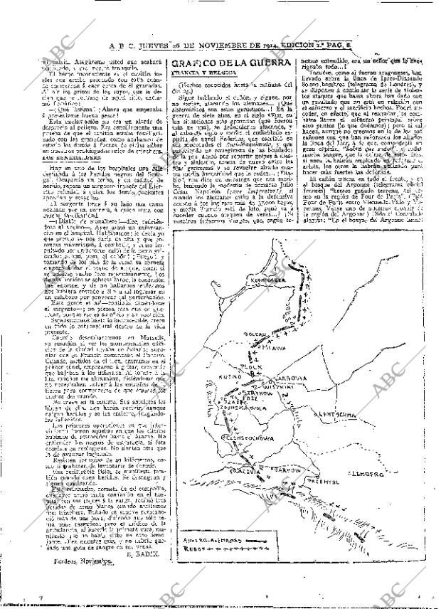 ABC MADRID 26-11-1914 página 8